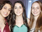 Gabriella Xavier, Luiza Gonalvez e Laura Albaneze