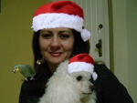 Essa sou eu e minha cachorrinha Mel