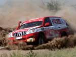Os pilotos do Toyota Land Cruiser KXR, Foj e Pujolar fizeram o trajeto entre Santa Rosa de la Pampa e Puerto Madryn no tempo esperado