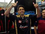 O ex-goleiro do Grmio vai atuar na temporada de 2009 no novo clube.