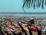 A praia de Torres foi a nica no Litoral Norte a ter o mar cristalino