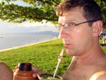 Gachos nas praias da bela Ilha da Magia e das maravilhas naturais
