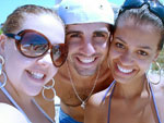 Praia durante a semana com os amiugos. Eu(Manoella), Willian e Tamy 