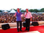 Gugu Streit e o Prefeito Carlos Brum