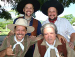 Csar Oliveira, Rogrio Melo, Neto Fagundes e Nico Fagundes 