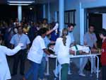 Mais de 10 ambulncias foram utilizadas para levar os feridos at o hospital
