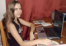 A menina ainda n�o decidiu qual profiss�o vai seguir, mas o que ela quer mesmo � ser aprovada em uma universidade p�blica&nbsp;-&nbsp;Divulga��o