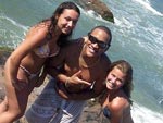 Essa foto teve como fundo, Armao, uma das melhores de Floripa. E nesta foto se encontram: eu(Fran), Higor e Gabrielly
