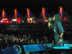 O Rappa atraiu a aten��o do p�blico desde o in�cio do show
