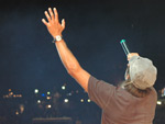 Armandinho fez uma homenagem � Praia Brava durante o show