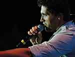 Vitor e Leo subiram ao palco no pen�ltimo show da noite