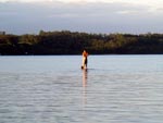 Dickson e Everton num final de tarde numa Lagoa de Iara no Sul do Estado 