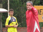Tite comandou um treino ttico, que encaminhou a equipe que joga amanh contra o Santa Cruz