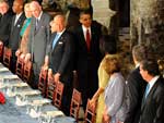 Barack Obama participa de almoo no Capitlio