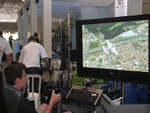Campuseiro testa um simulador de vo