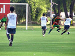 Um dia depois da estreia no Gaucho 2009, os jogadores reservas do Inter enfrentaram o time do Sindicato do Atletas