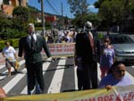 Cerca de 50 mulheres participaram da manifestao