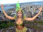 Catarina Andrade, rainha da Uni�o da Ilha da Magia