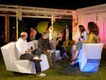 O Camarote TVCOM gravou o programa ao vivo na inaugurao da mostra