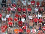Torcida colorada foi conferir a partida no Estdio Passo D'Areia