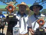 Jos da Silva, 57 anos, e o filho Luan da Silva, 17, foram os vencedores na categoria Lao dupla