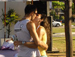 Alex Rodrigues e Vanessa Farias curtem o final da tarde na Beira-Mar