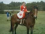 Semana Farroupilha no CTG Camaqu, minha filha Luize matando a vontade de andar  cavalo, que alegria!