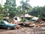 Os reflexos da chuva em Timb do Sul so 1,5 mil pessoas isoladas. No h desabrigados