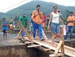 As localidades de Vila Nova, Vila Bordignon, Rio Fortuna, Figueira Alssio e Vila Marchesan foram as mais atingidas em Timb do Sul
