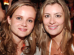 As belas Isabel, Beatriz e Eugenia aproveitaram a noite ao som da Drum n'bossa 