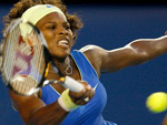 A tenista Serena Williams derrotou a russa Dinara Safina na deciso por 2 sets a 0, com parciais de 6-0 e 6-3, na final feminina do Aberto da Austrlia
