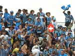 Torcida do Grmio comparece ao estdio para Novo Hamburgo x Grmio, pela quarta rodada do Gaucho 2009