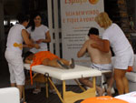 Alm das massagens relaxantes, o Espao GNT tambm ofereceu tratamentos para a pele