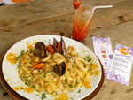 Fettuccini, no Parador da Brava