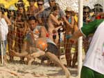 O ator Iran Malfitano fez belas defesas na Brava