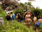 Trilha pela Ilha do Campeche foi pura diverso