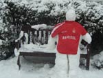 &quot;Londres realmente estava linda. Todos os lugares branquinhos, cobertos pela neve. Foi um dia perfeito para ir ao parque fazer bonecos e tomar um bom chimarro&quot;