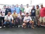 Amigos e parentes de Claudio Milar vieram do Uruguai para assistir o jogo de logo mais