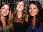 As amigas Julia, Fernanda e Natalia curtiram os embalos do Tijuquera  