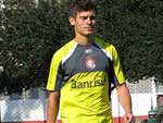 Alex, que permanece no Inter nesta temporada, chegou cedo ao treinamento