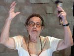 &quot;Fiz Cristo com animais em volta, estava muito sentida com os homens. Veio um crtico de arte e disse que esta  a Santa Ceia mais original que ele tinha visto&quot;