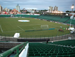 Viso do estdio Orlando Scarpelli horas antes do jogo comear