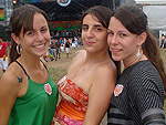 Stephanie Andrade, Aline Viegas e Audrey Flinger