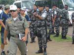 Brigada Militar chega ao estdio Colosso da Lagoa