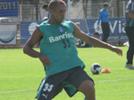 Jadlson durante os trabalhos desta segunda-feira