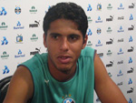 O volante Willian Magro, autor do gol contra ontem, conversou com a imprensa