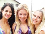Vanessa, Fabiane Rockenbach e Regina Frezzatti