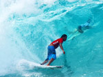 Pablo Paulino, que aumentou para 15 pontos o maior placar do Hang Loose Pro Contest 2009 na Cacimba do Padre