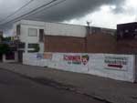 Muro na Faixa Velha de Camobi.