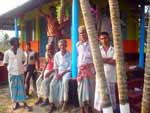 A vida no campo na vila Klowimari Khalashi, em Khulna, Bangladesh